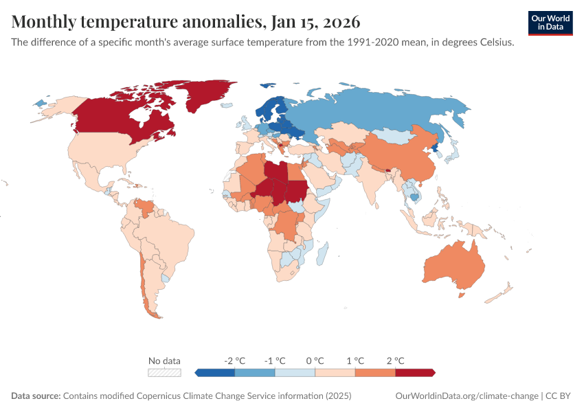 A thumbnail of the "Monthly temperature anomalies" chart