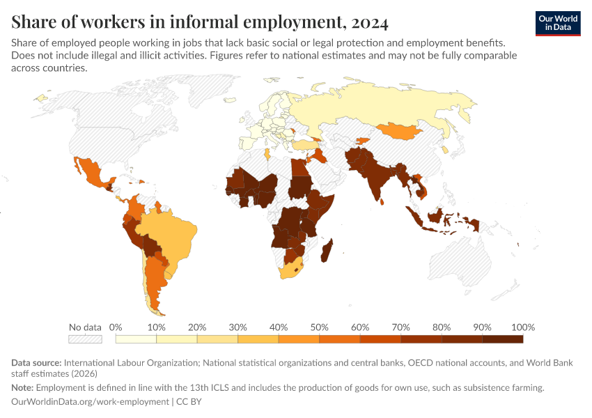 A thumbnail of the "Share of workers in informal employment" chart