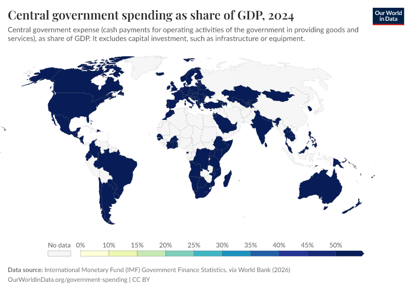 A thumbnail of the "Central government spending as share of GDP" chart